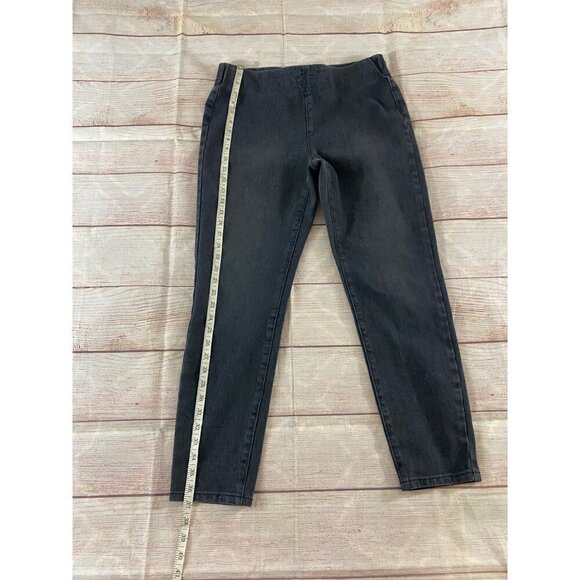 Soft Surroundings Women's Black Printed Jeggings - Medium - Picture 2 of 12